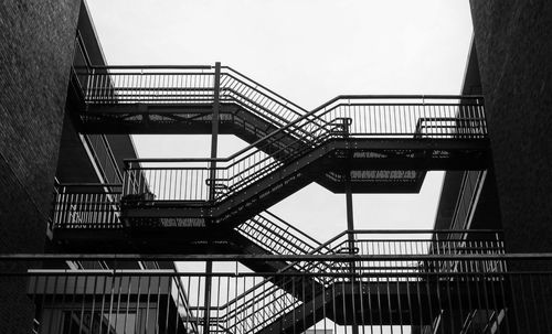 Low angle view of bridge against sky