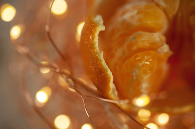 Close-up of ice cream on table