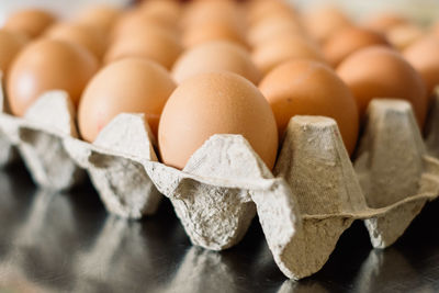Close-up of eggs