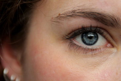 Close-up up portrait of woman