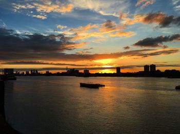 River at sunset