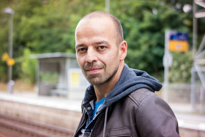 Portrait of young man