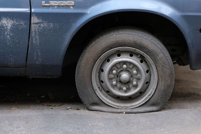 Close-up of car