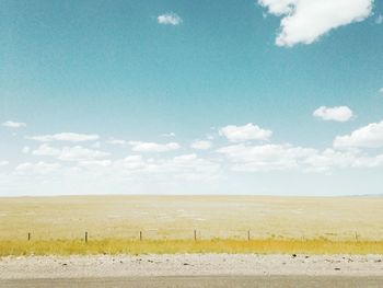 Scenic view of landscape against sky