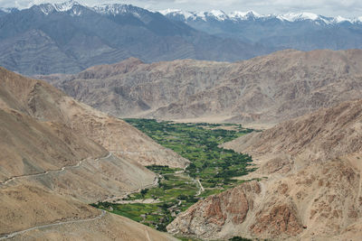 Scenic view of mountains