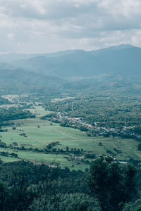 Scenic view of landscape against sky