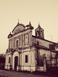 Low angle view of church