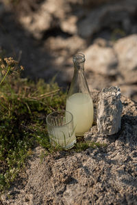 Close-up of water bottle