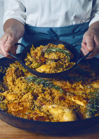 Close-up of food in plate