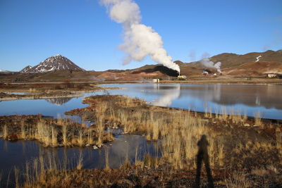 Hvrer - scenic view of lake against sky and boilong mus pool