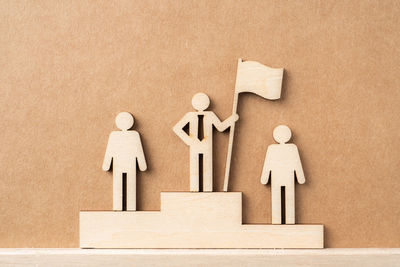 Close-up of stuffed toy against white background