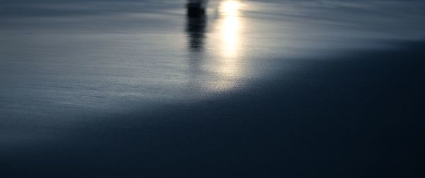 Scenic view of frozen lake against sky