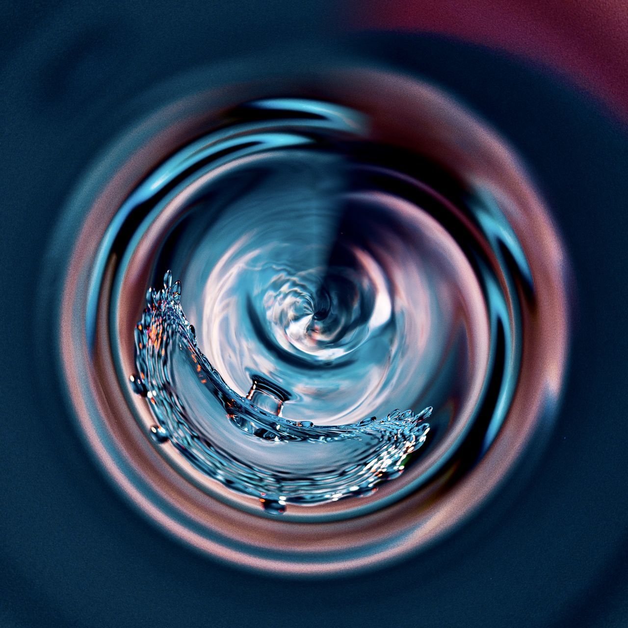 motion, close-up, selective focus, no people, water, shape, indoors, circle, drop, geometric shape, rippled, glass, abstract, nature, refreshment, concentric, full frame, drink, technology, purity