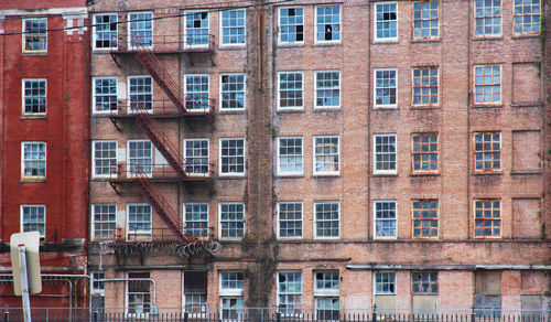 Full frame shot of residential building