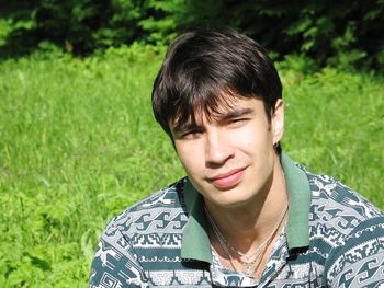 Portrait of young man