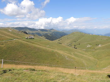 Scenic view of landscape against sky