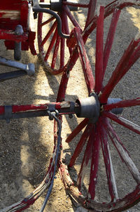 Close-up of shopping cart