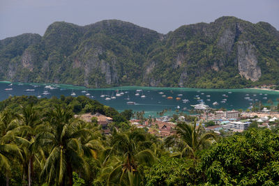 Scenic view of mountains