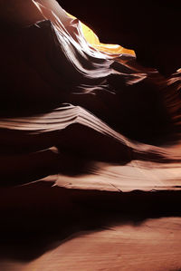 Aerial view of a desert