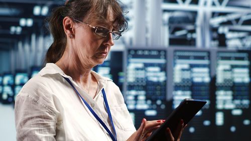 Young man using mobile phone