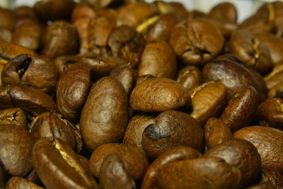 Close-up of coffee beans