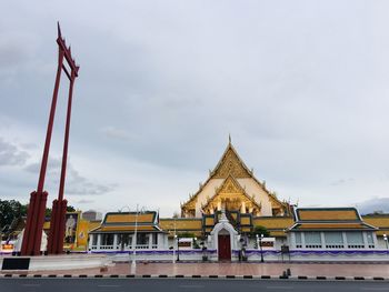 View of temple against sky