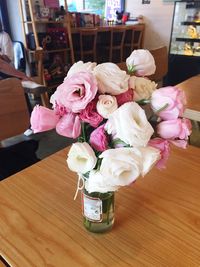 Close-up of flowers in vase