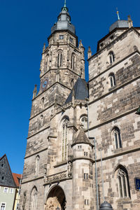 Low angle view of historic building against sky