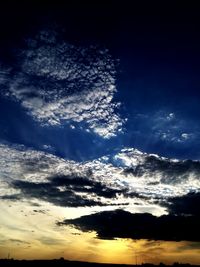 Low angle view of clouds in sky