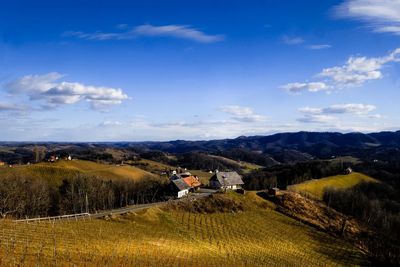 Landscape in southern styria