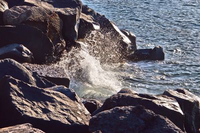 Woman in water