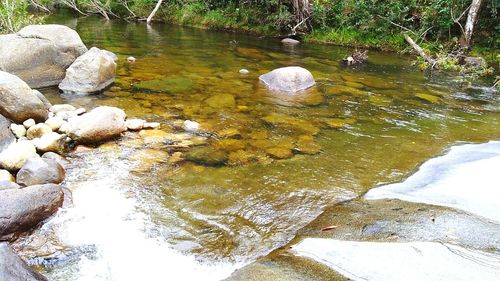 River flowing amidst rocks