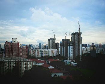 Cityscape against sky