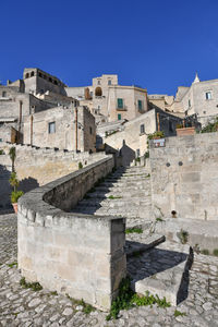 A street of matera, a city declared world heritage site unesco.