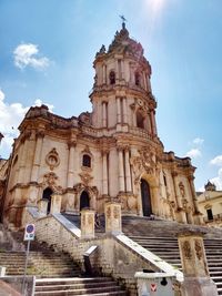 Low angle view of church