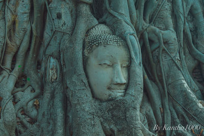 Statue of buddha in temple