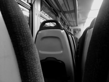 Interior of train