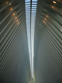 Low angle view of illuminated ceiling