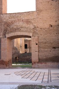 Low angle view of old building