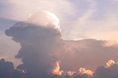 Low angle view of clouds in sky