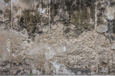 Full frame shot of weathered wall