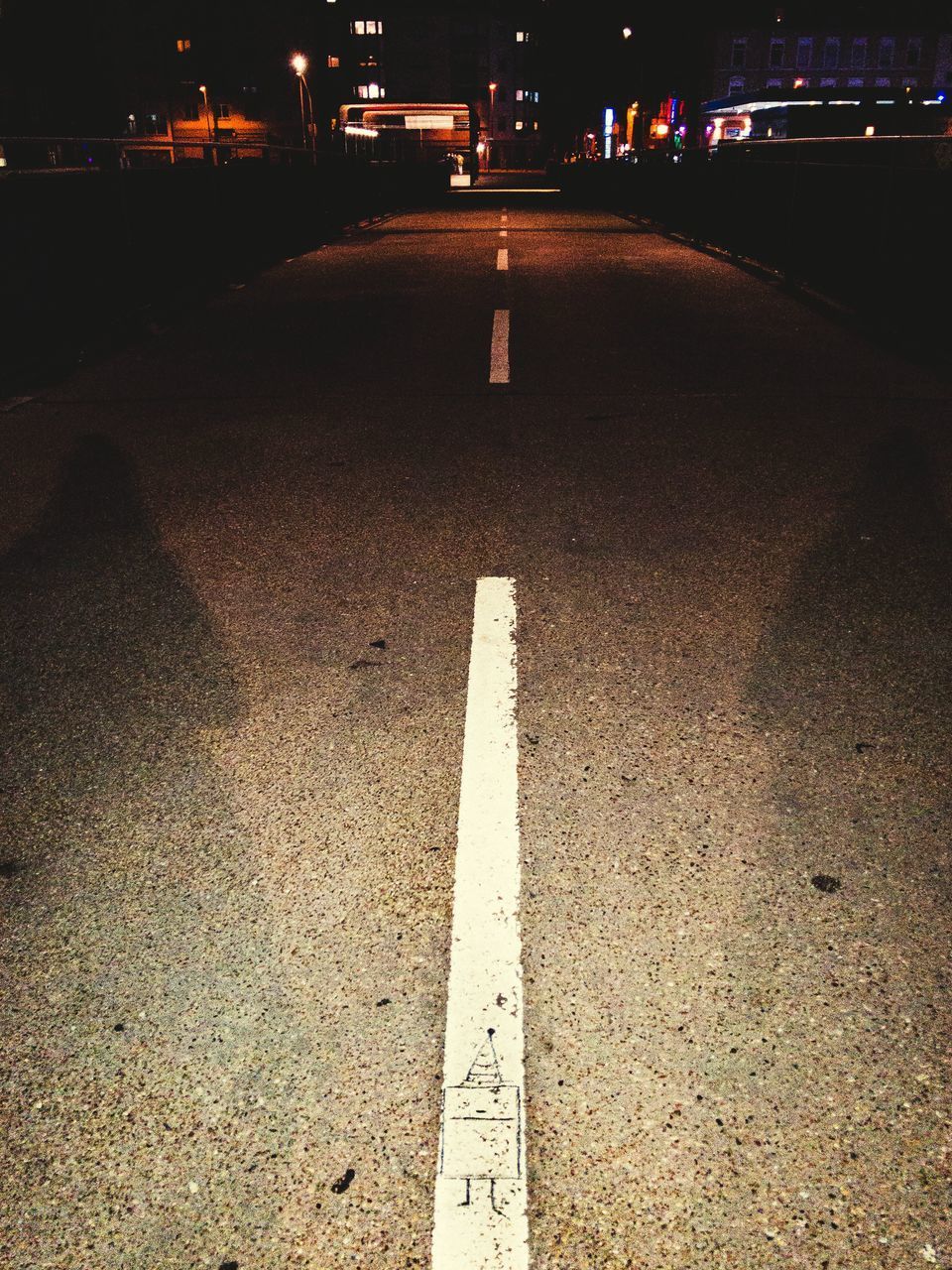 CARS ON STREET AT NIGHT