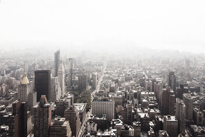 High angle view of cityscape