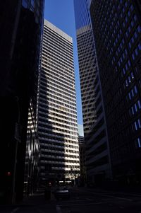 Low angle view of modern building