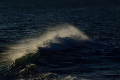 Scenic view of sea waves