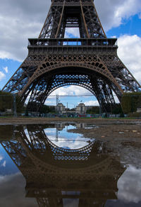 View of historical building against cloudy sky