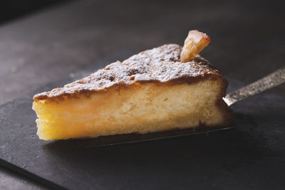 Close-up of cake on plate