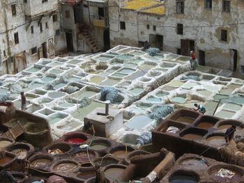 Aerial view of old town