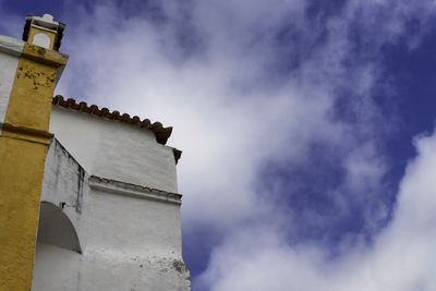 Low angle view of building against sky