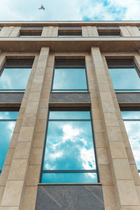 Low angle view of building against sky